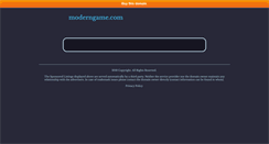 Desktop Screenshot of moderngame.com